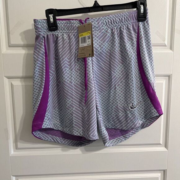 New! NIKE Women‎ Dri-fit Soccer Shorts Purple-teal  Size Small DV2867-551 - Picture 1 of 4